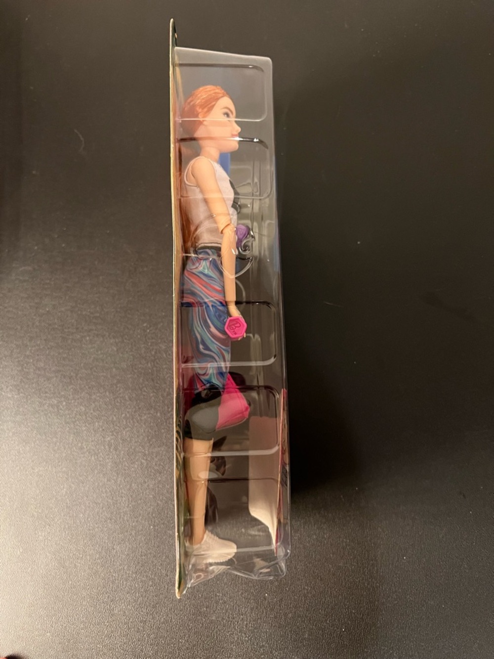 Barbie Fitness Doll GRL PWR Red-Haired w/ Puppy & 9 Accessories New - Picture 3 of 6